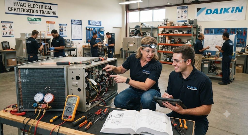 HVAC electrical installation certification training
