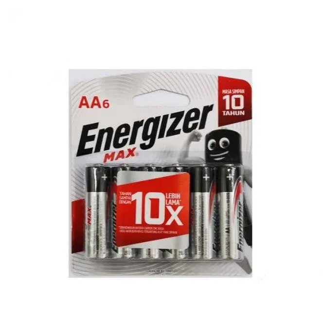 Energizer Max AA Alkaline Batteries - 6-Pack
