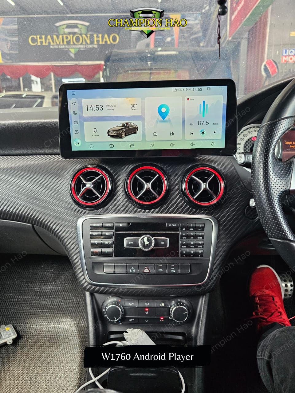MERCEDES BENZ W176 12.3'' ANDROID MULTIMEDIA PLAYER & REVERSE CAMERA