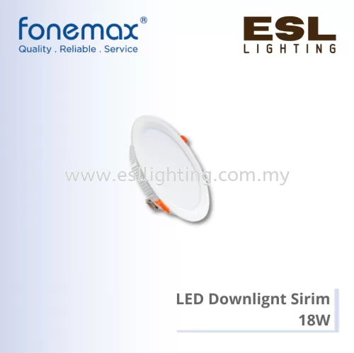 FONEMAX LED Downlignt Square 18W - 18W-FM-LP618 (S) Sirim