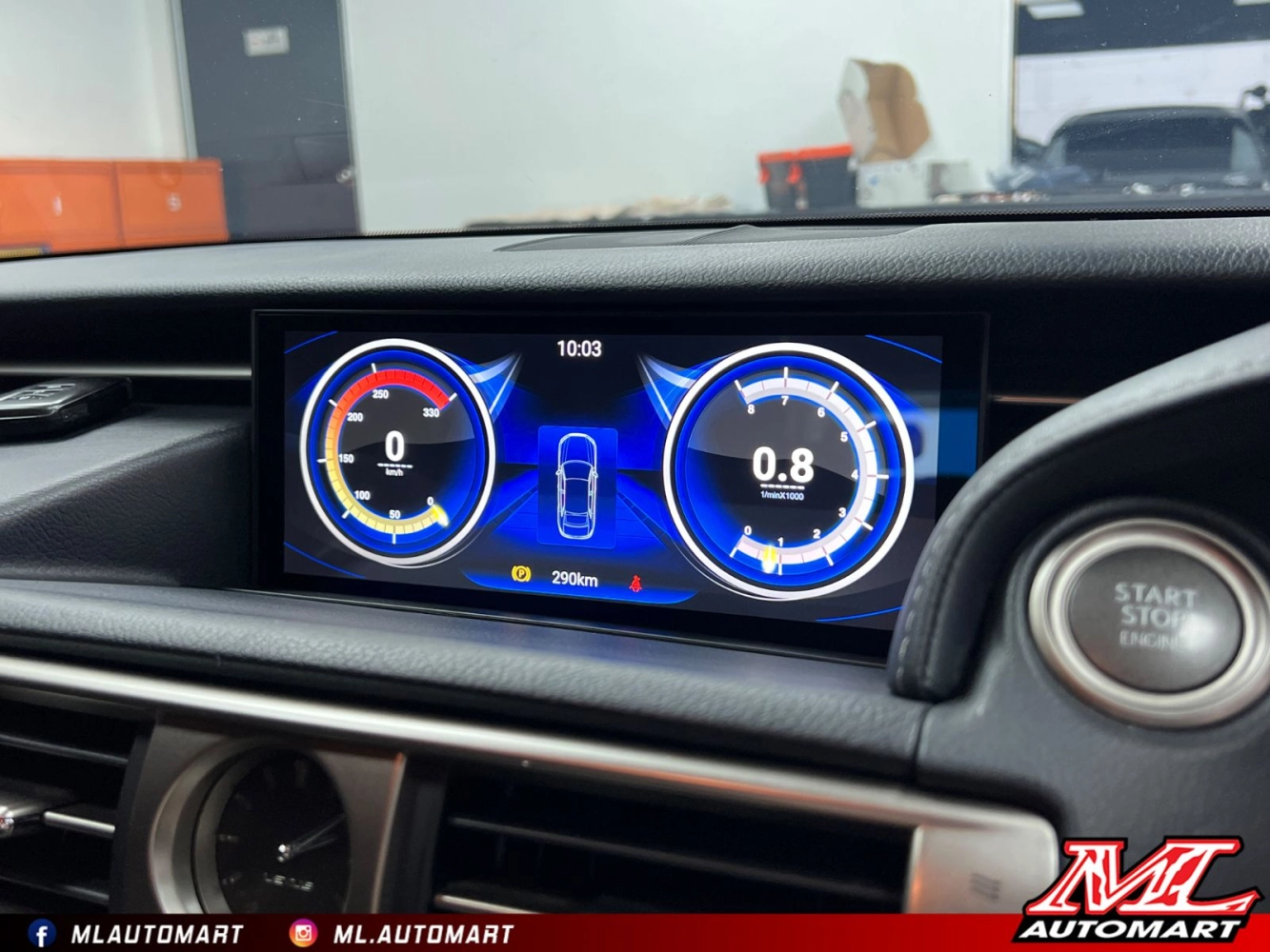 Lexus IS250 XE30 Android Monitor