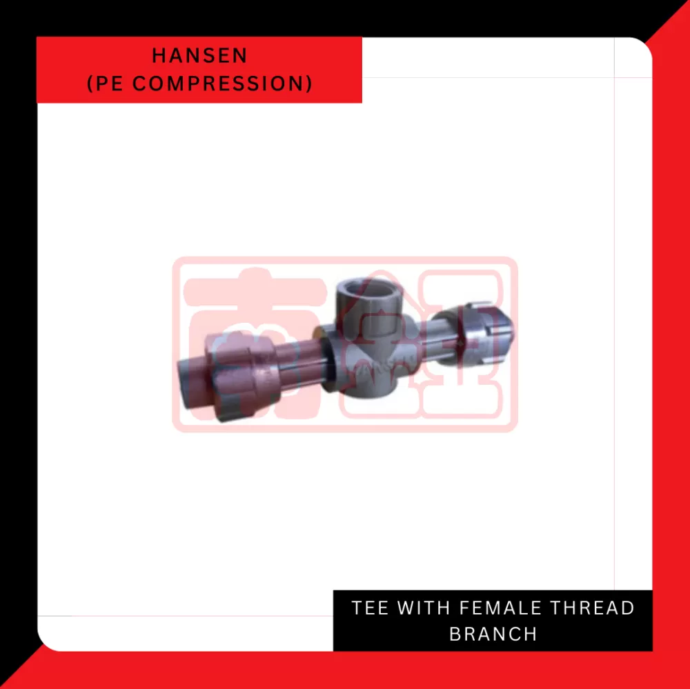 Hansen Tee With Female Thread Branch