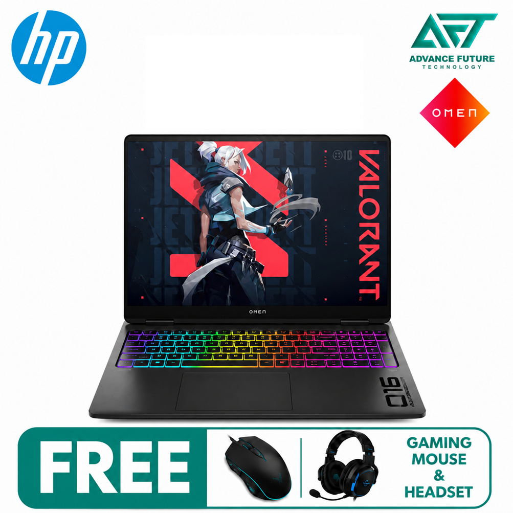 HP Omen Max 16-ah0144TX 16" WQXGA OLED 240Hz Gaming Laptop Shadow Black ( Intel Core Ultra 7 255HX, 32GB, 1TB SSD, RTX5060, W11 )