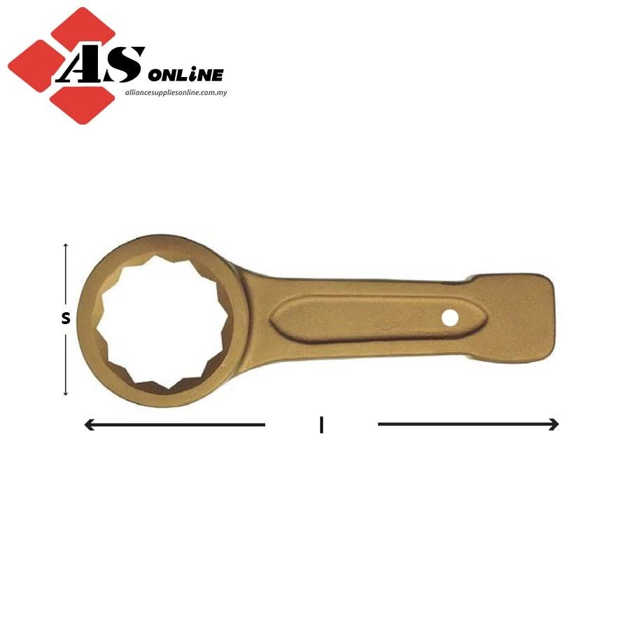 AMPCO Striking Box Wrench 12 Point 4.11/16" (DIN 7444) / Model: BH0119