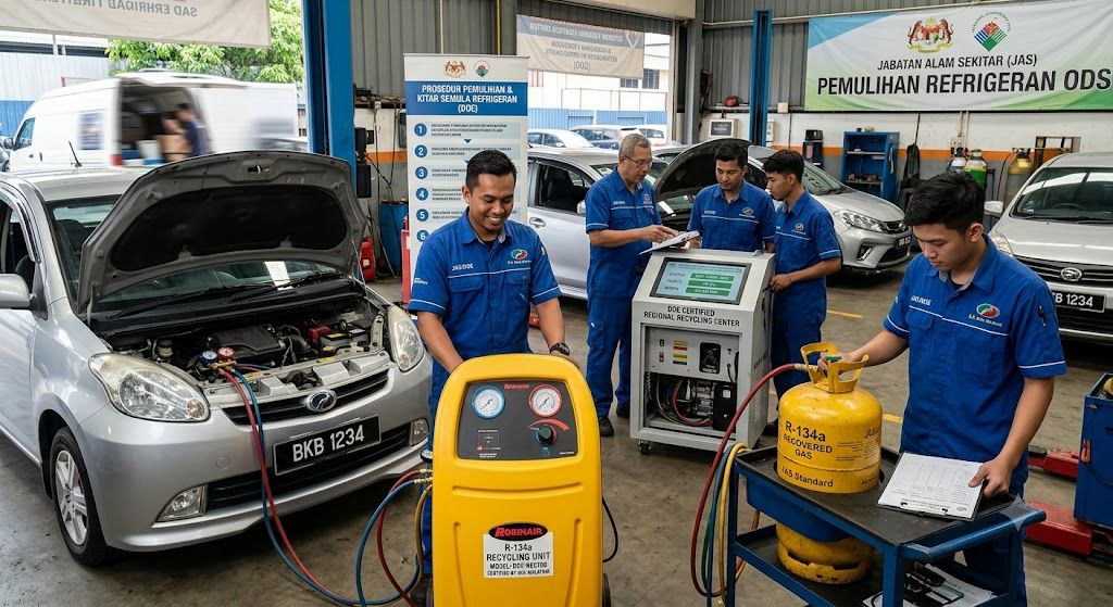 refrigerant recycling compliance Malaysia DOE