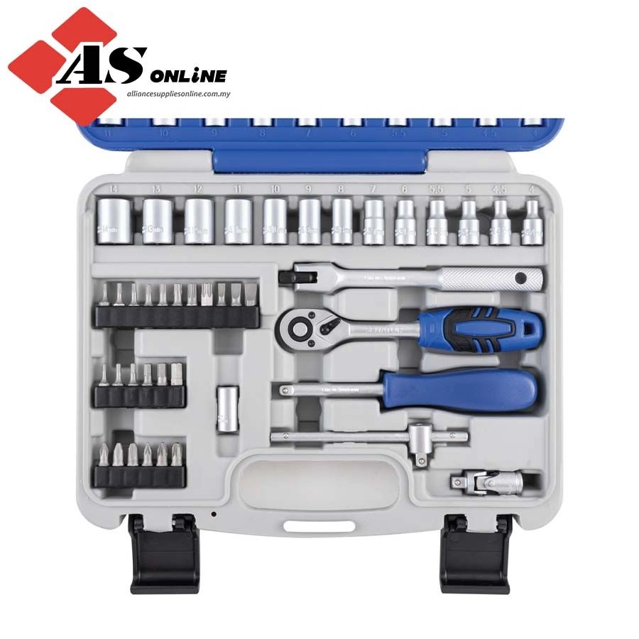 SENATOR 1/4in. Socket Set, Metric, Set of 60 / Model: SEN5829040K