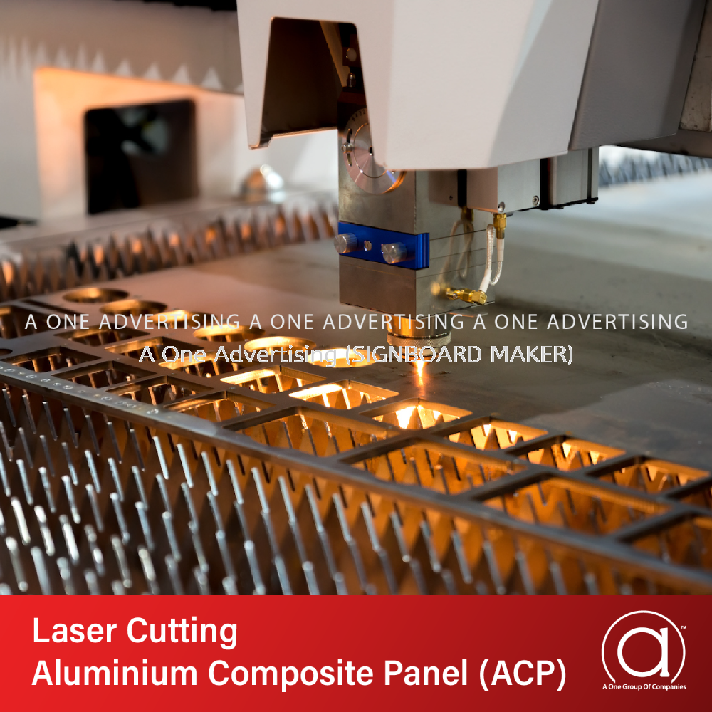 Laser Cutting Aluminium Composite Panel (ACP) Signboard & Signage LED ...