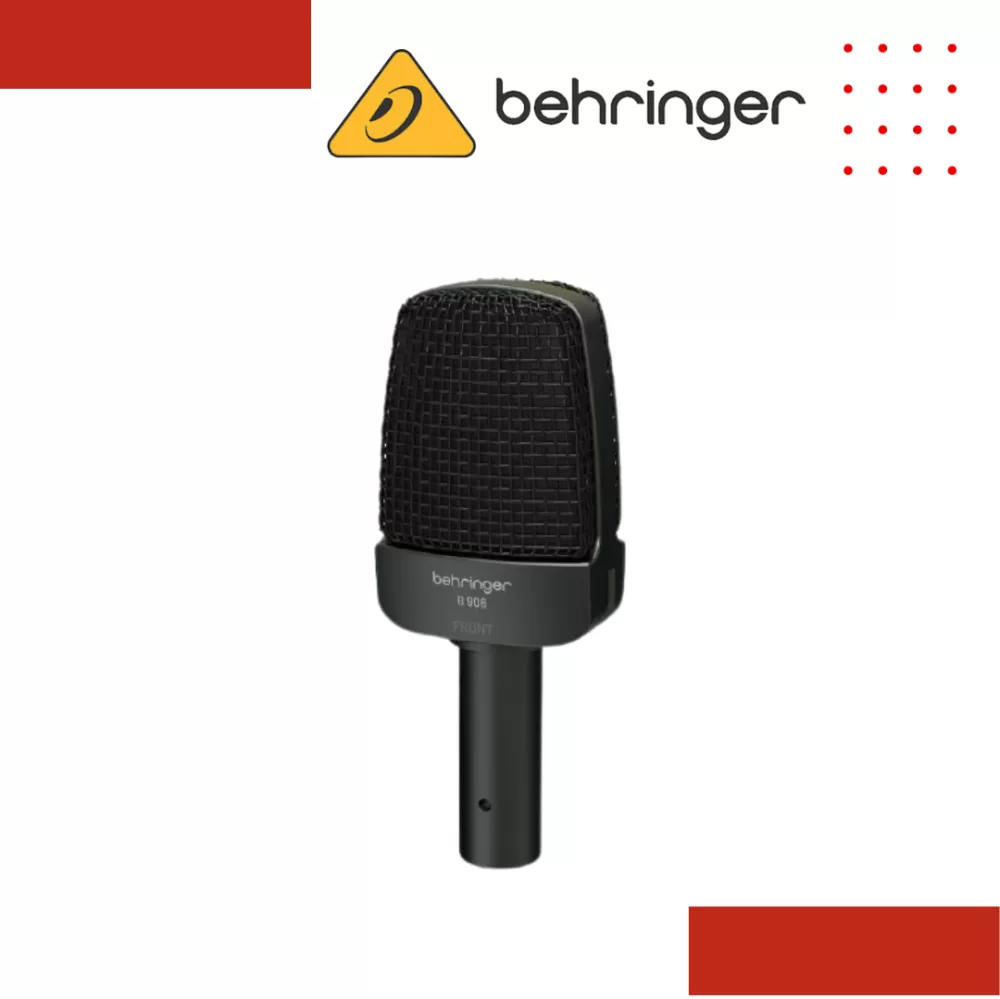 Behringer B906 Dynamic Microphone for Instrument and Vocal Applications