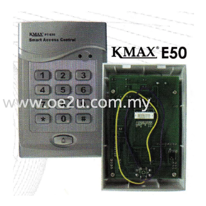 KMAX PT-E50 Door Access Control (Complete with Basic Door Access Accessories)