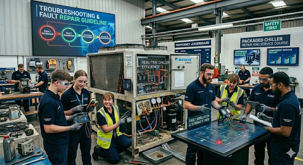 Packaged chiller repair and service course