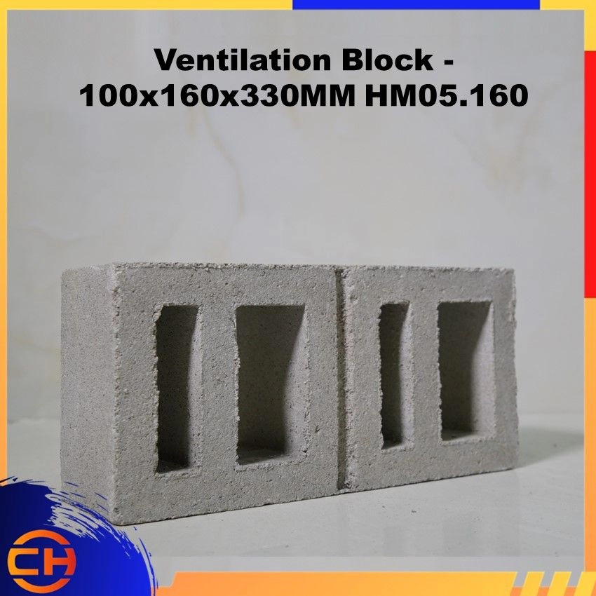 Ventilation Block - 100x160x330MM HM05.160