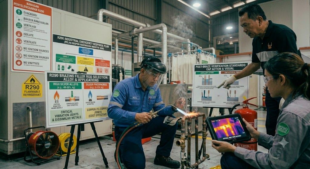 HVAC piping brazing standards