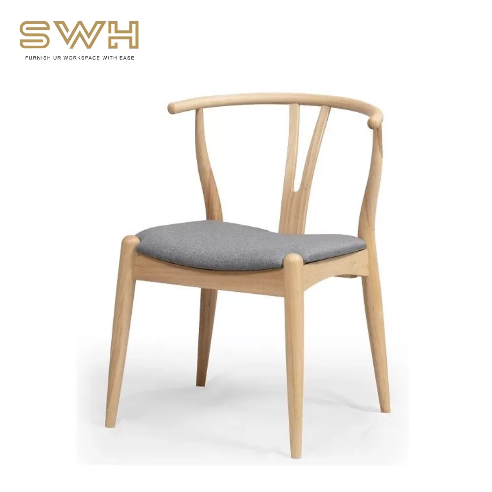 WISHBONE Solid Wood Cafe Dining Chair | Cafe Furniture