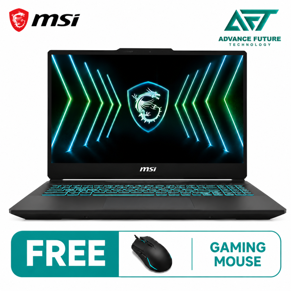 MSI Cyborg 15 A13VE-2476MY 15.6'' FHD 144Hz Gaming Laptop Black Edition ( Intel Core i7 13620H, 16GB, 512GB SSD, RTX4050, W11 )