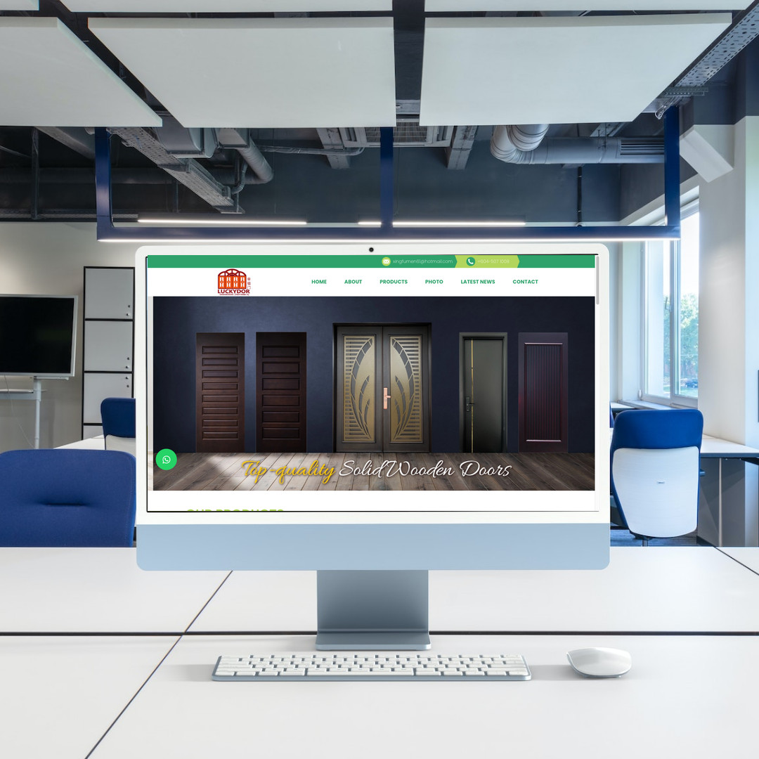 Solid Wooden Door Manufacturer Website Design & SEO | Penang