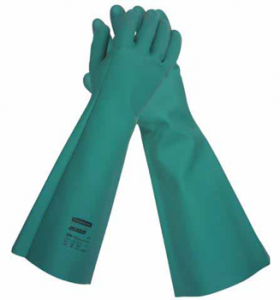 KleenGuard G80 (25622/25623/25624) Chemical Resistant Hand Specific Gauntlet Green- 45 cm