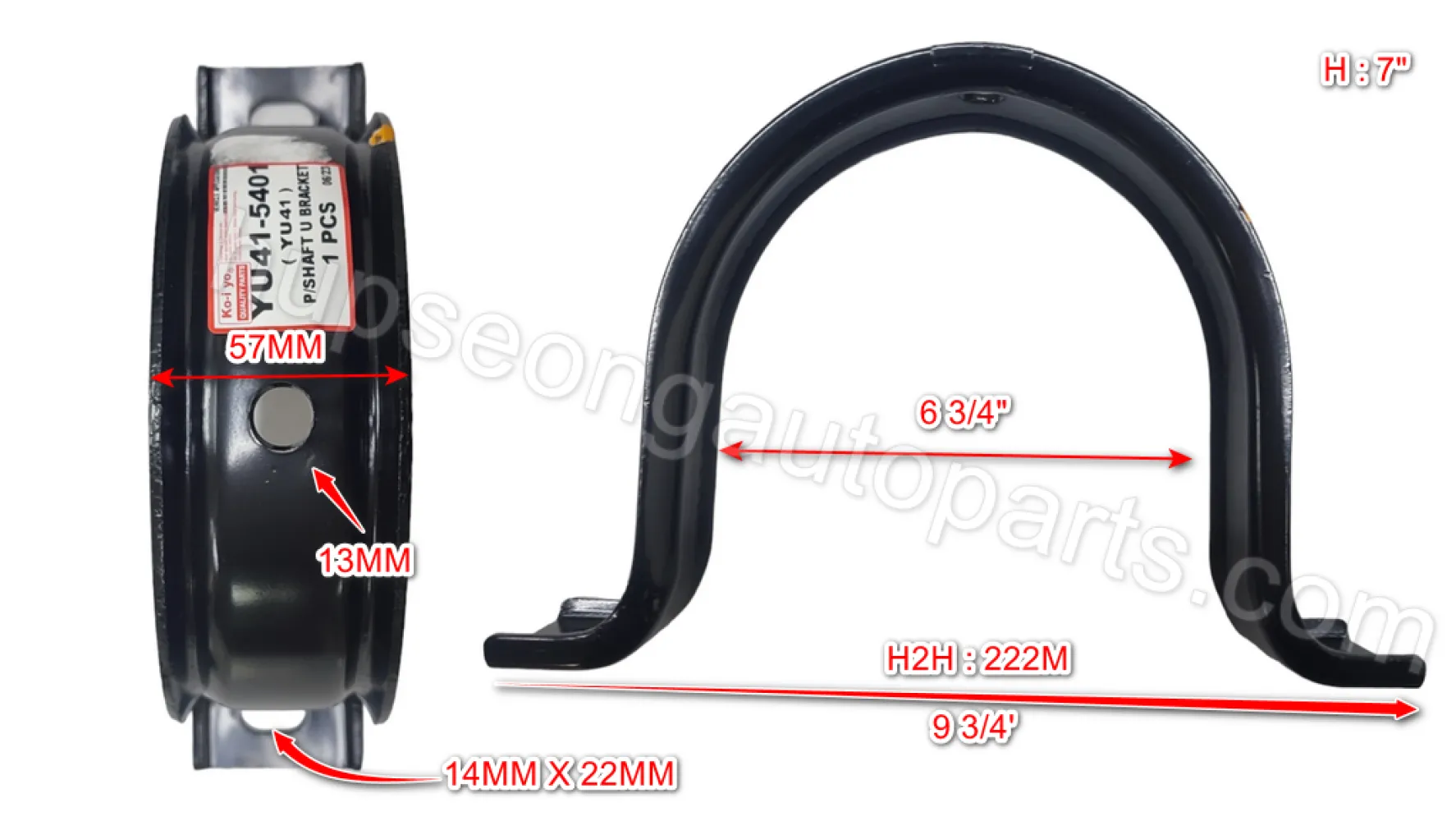 PRO SHAFT U BRACKET