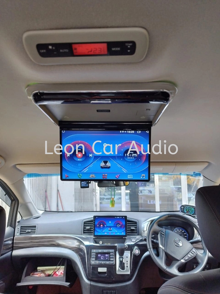 Nissan Elgrand 14" fhd hdmi usb mp4 roof led monitor