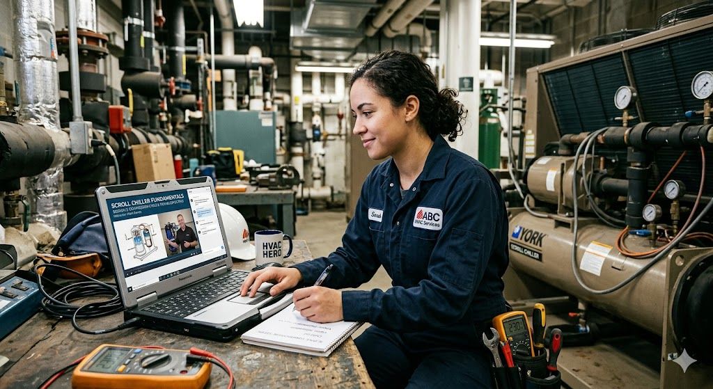 Scroll chiller online course