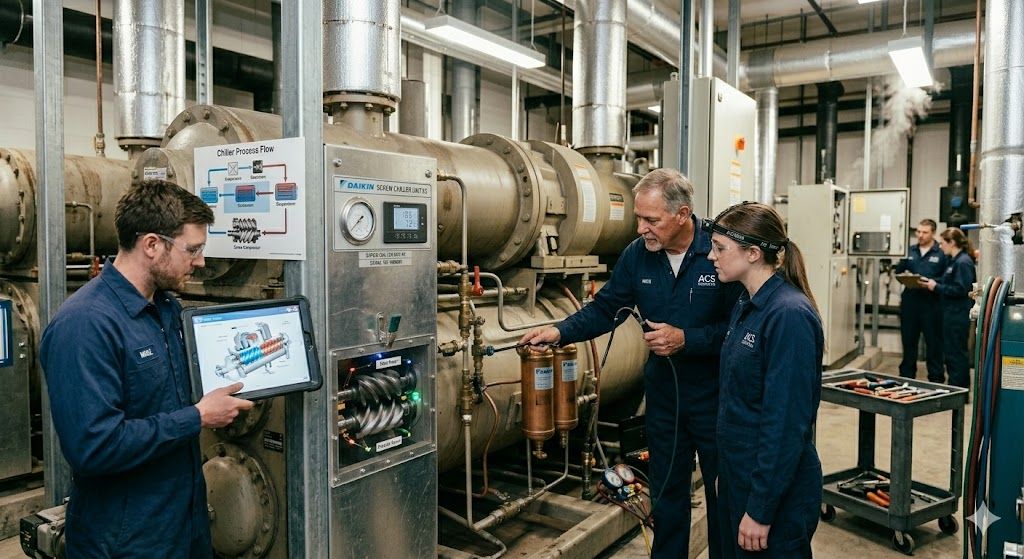Screw chiller operation and maintenance course