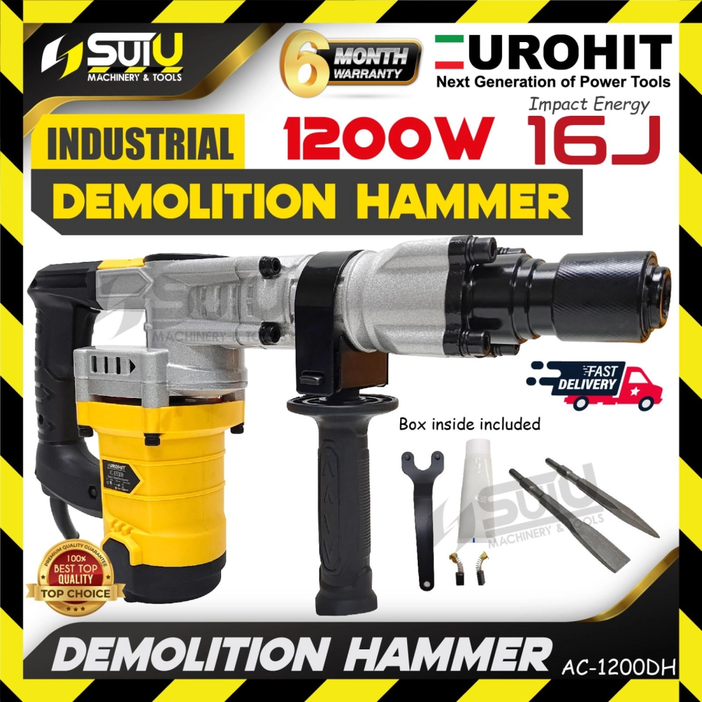 EUROHIT AC-1200DH / AC1200DH 16J Demolition Hammer 1200W