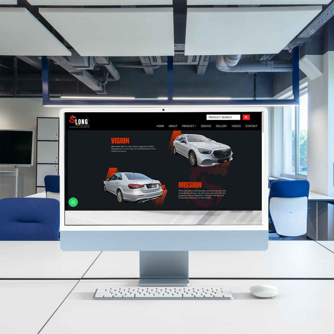 Car Bodykit Workshop Website Design & SEO | Johor
