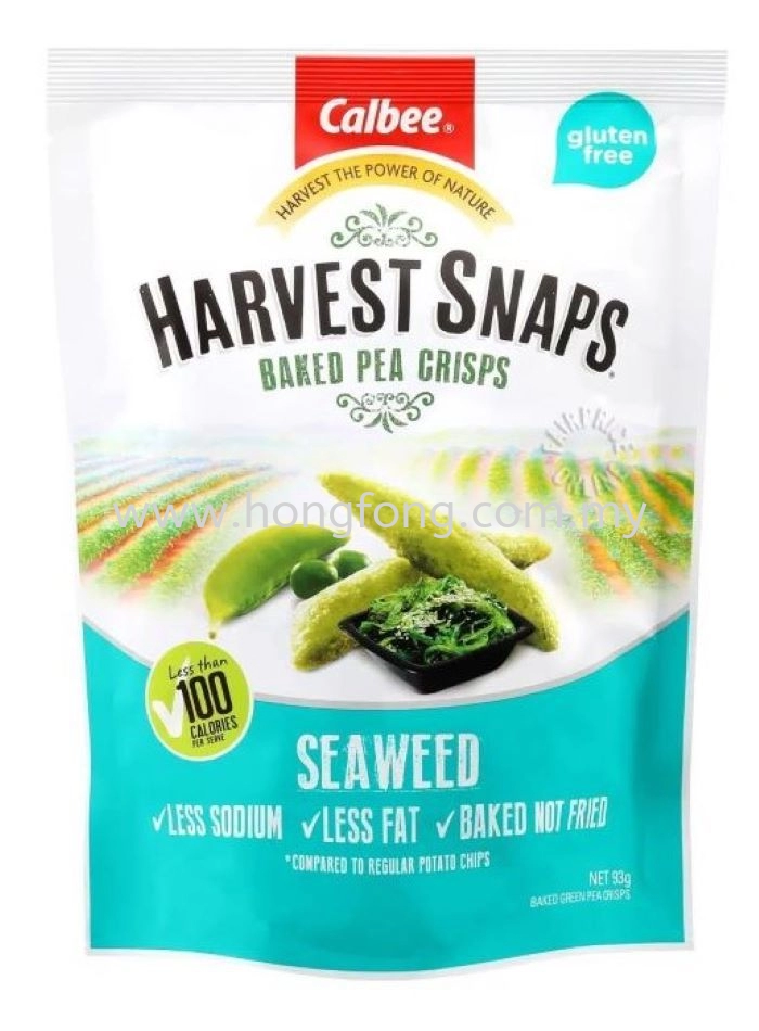 CALBEE HARVEST BAKED PEA-SEAWEED(12*93G)