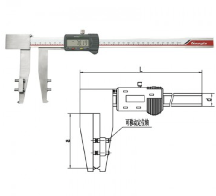 GUANGLU Digital gate ring caliper