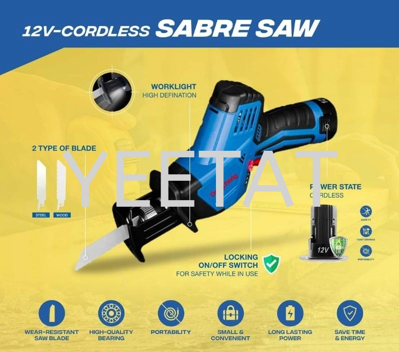 [ DONGCHENG ] DCJF15 Cordless 12V Sabre Saw