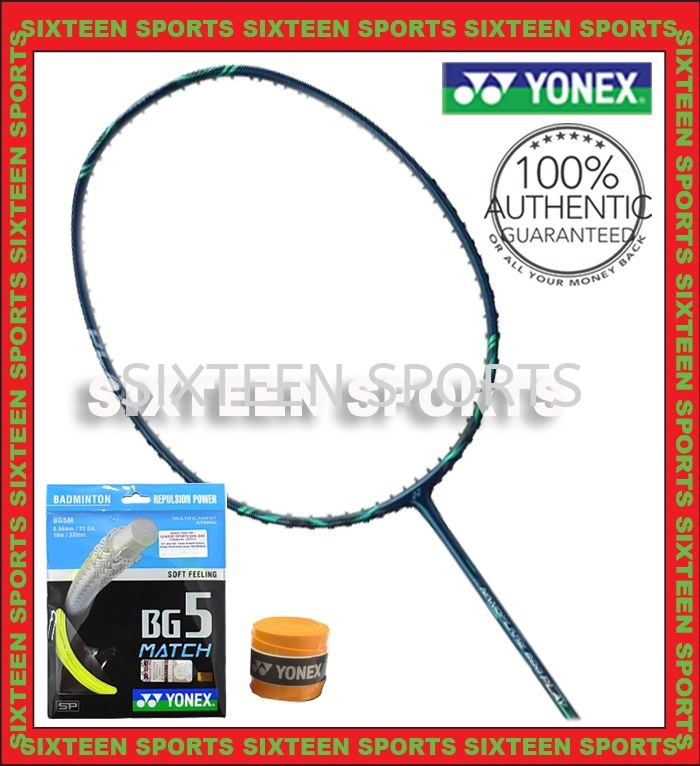 Yonex Nanoflare 800 Play Badminton Racket (C/W Yonex BG5 Match string & Overgrip)