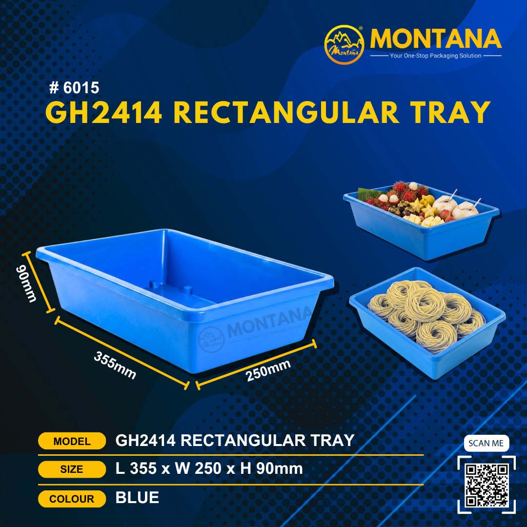 (6015) GH2414 RECTANGULAR TRAY