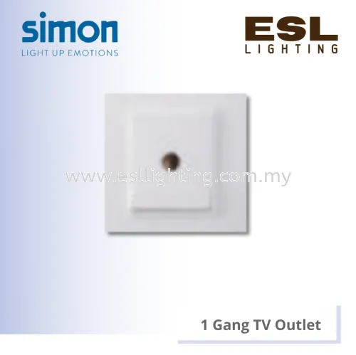 SIMON V5 SERIES 1 Gang TV Outlet - V59111