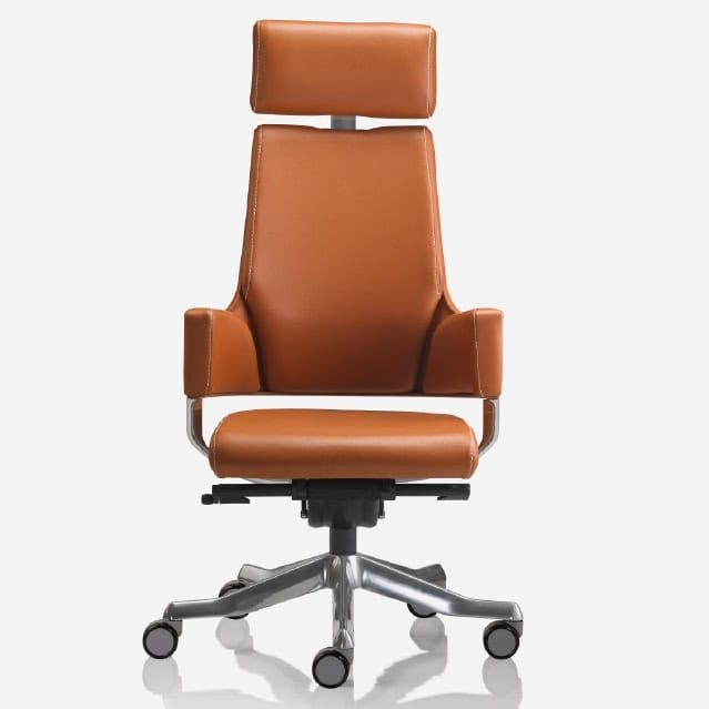Charles Full Leather Highback Office Chair OFMMA22007-1
