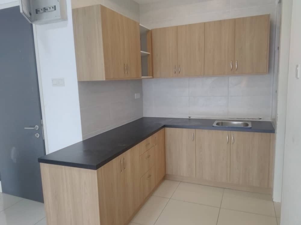 MELAMINE CHIPBOARD KITCHEN CABINET | KITCHEN AT BANDAR BOTANIC | BUKIT RAJA | BUKIT TINGGI