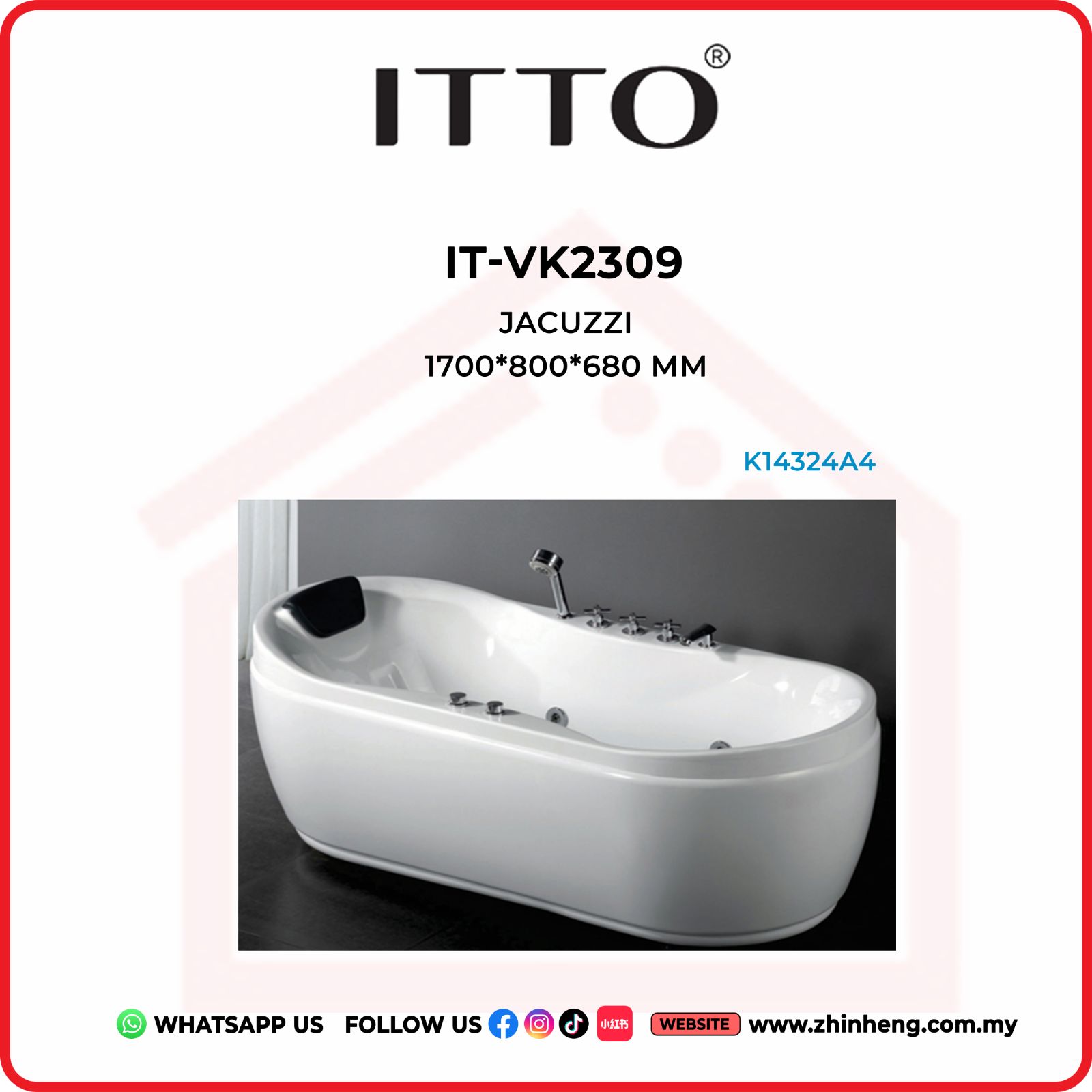 ITTO JACUZZI  IT-VK2309