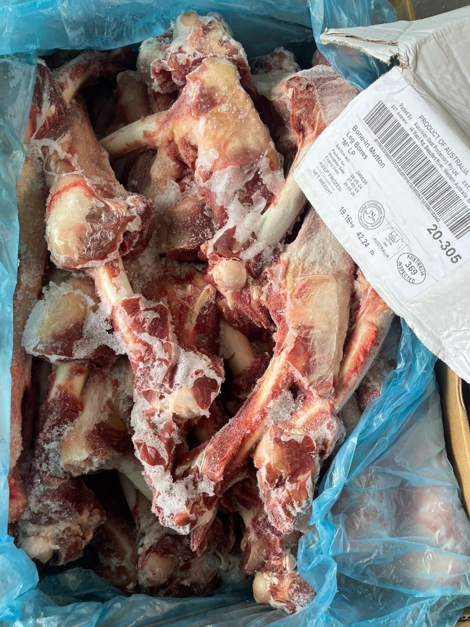 AUSTRALIA MUTTON LEG BONES