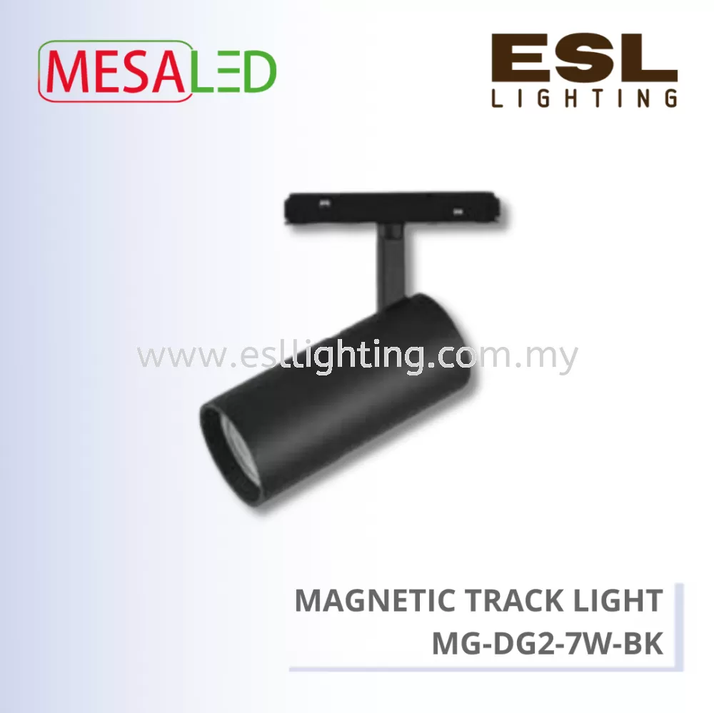 MESALED MAGNETIC TRACK LIGHT 7W - MG-DG2-7W-BK