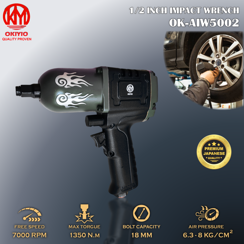 OKIYIO AIR IMPACT WRENCH 1/2"