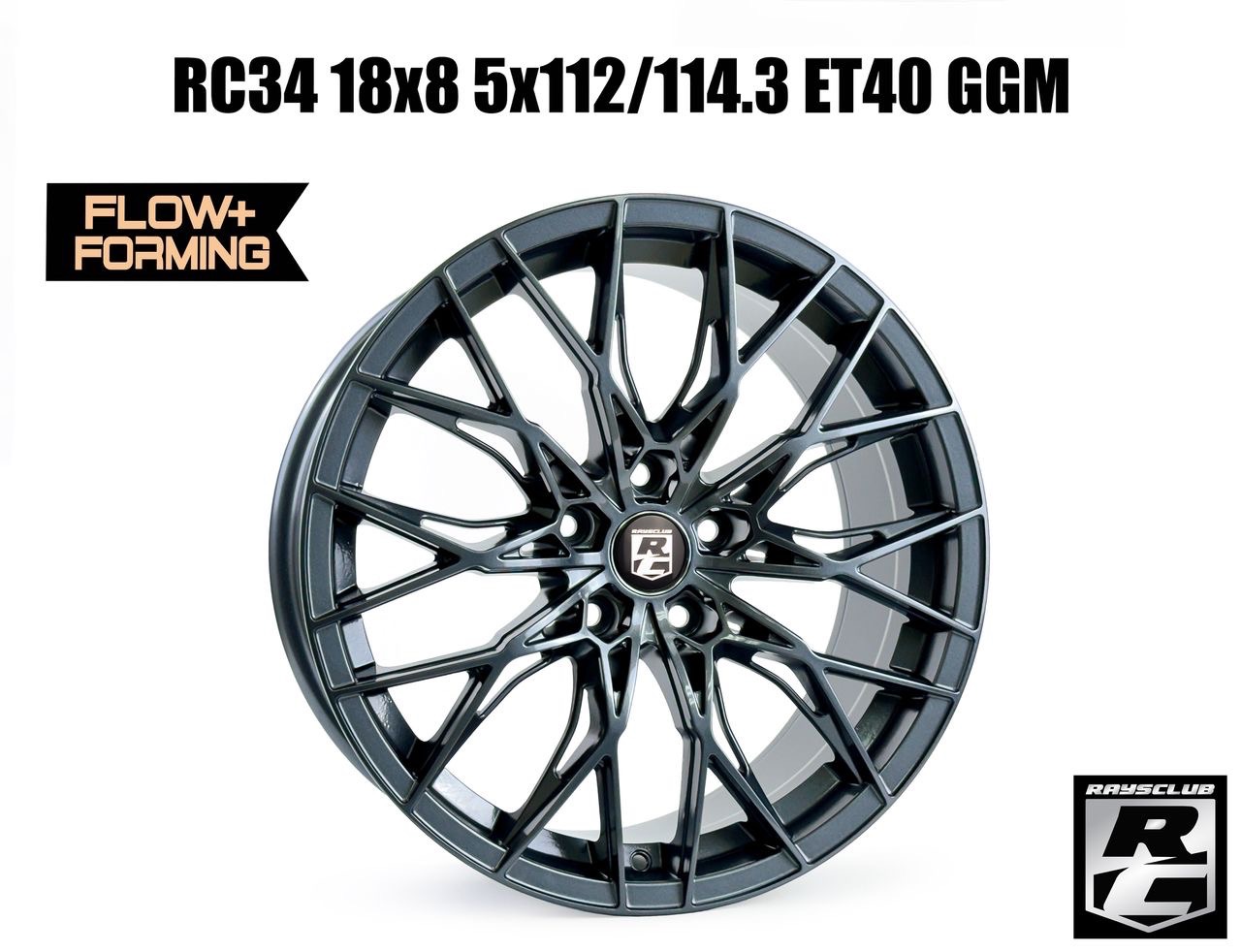 RC34 18x8 5x112/114.3 ET40 GGM