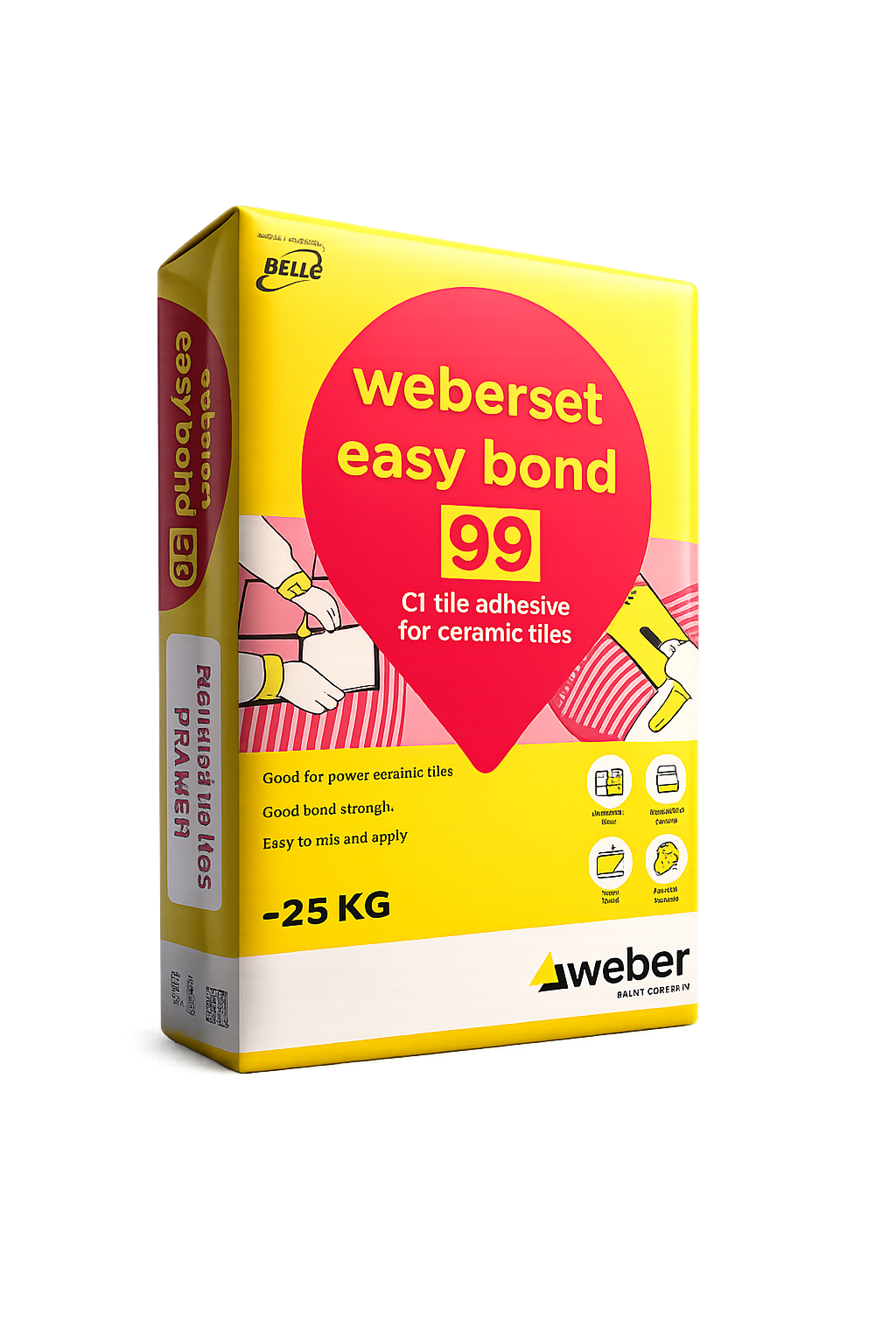 Weberset Easy Bond 99  |  C1 Tile Adhesive for Ceramic Tiles