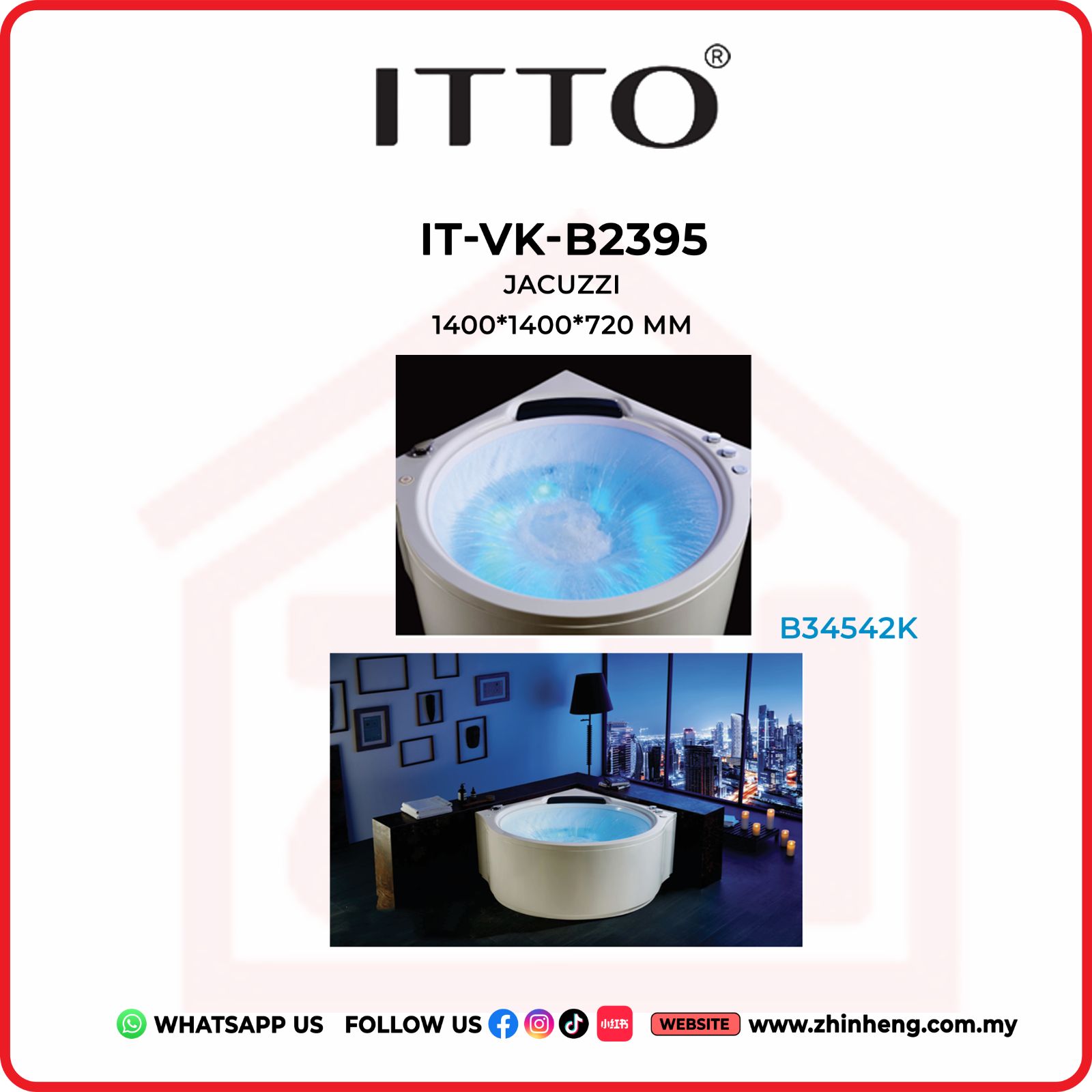 ITTO JACUZZI  IT-VK-B2395