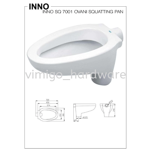 INNO SQUATTING PAN SQ7001 OVANI