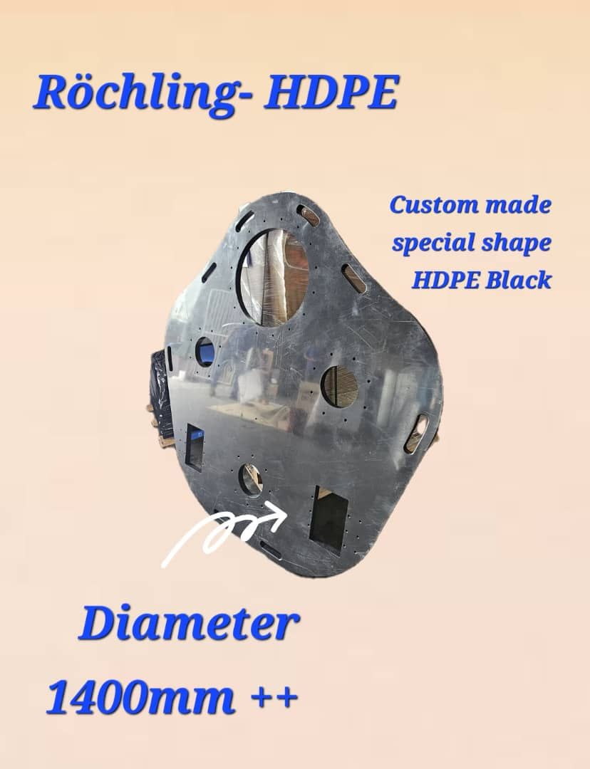 Rochling HDPE Special Shape Custom Made | Diameter 1400mm+ High-Durability Polyethylene Solutions