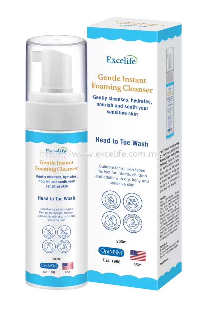Excelife Gentle Instant Foaming Cleanser