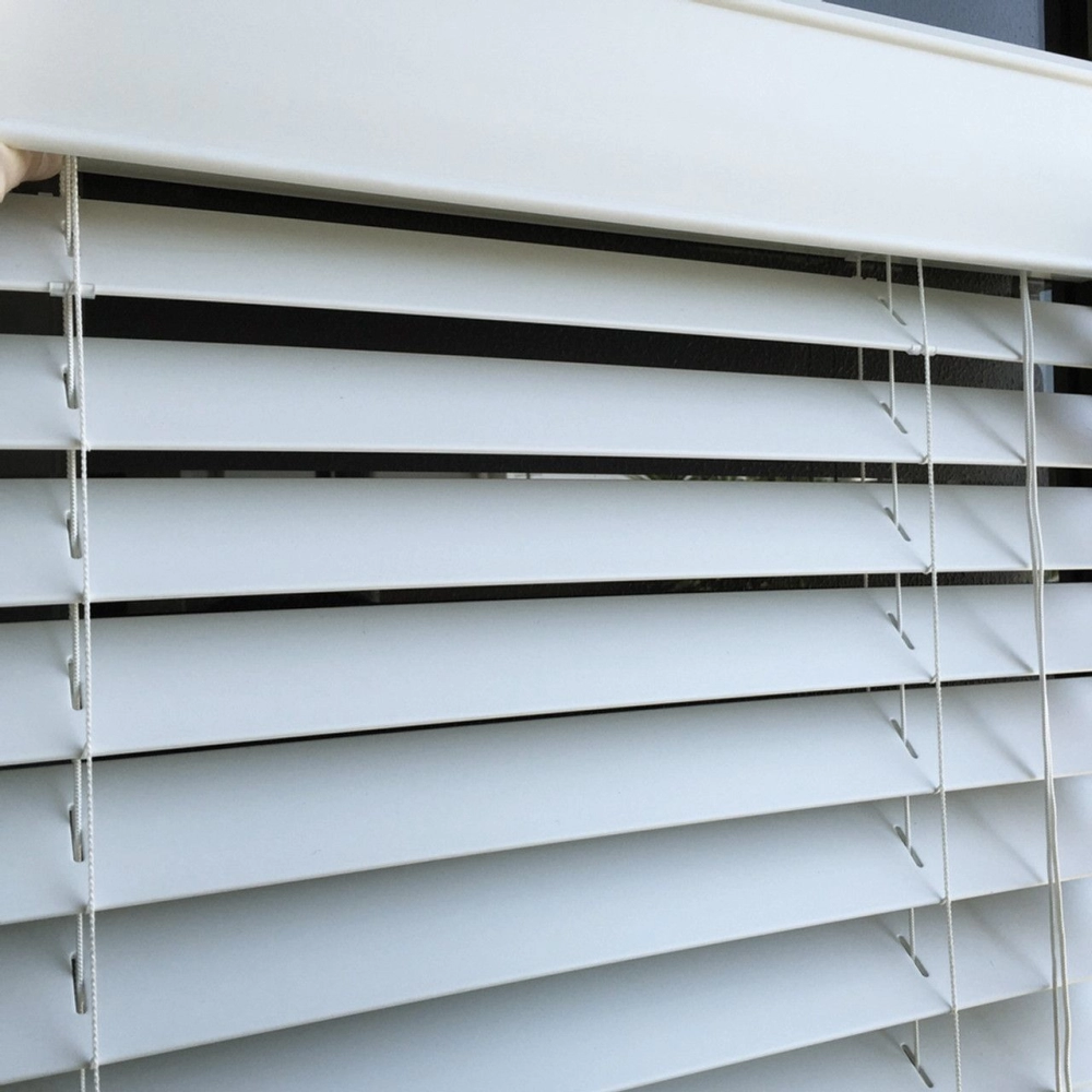 Timber Style White Venetian Blinds Quickfit Blinds