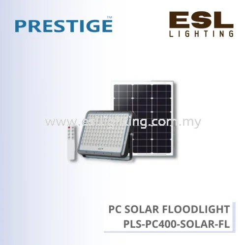 PRESTIGE PC SOLAR FLOODLIGHT 400W - PLS-PC400-SOLAR-FL IP65