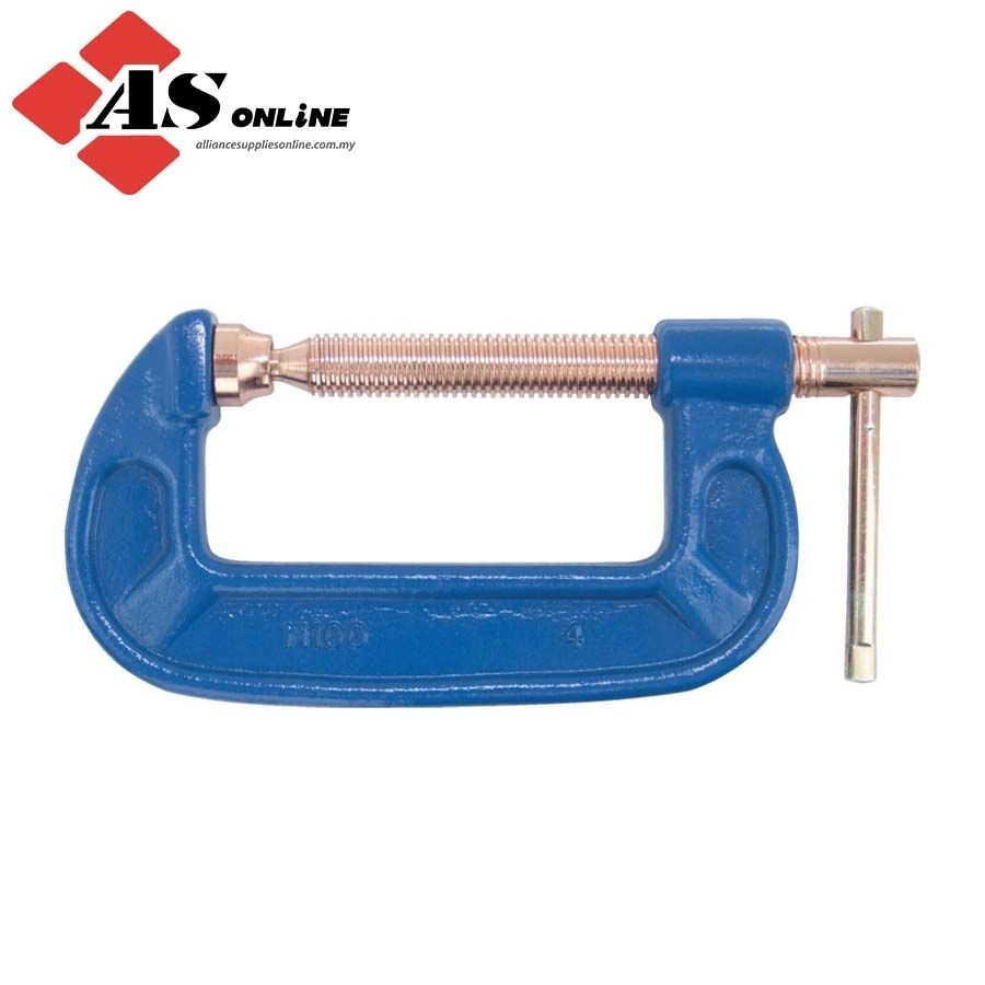 KENNEDY 4in./100mm Heavy Duty G-Clamp, Steel Jaw, T-Bar Handle / Model: KEN5392440K 