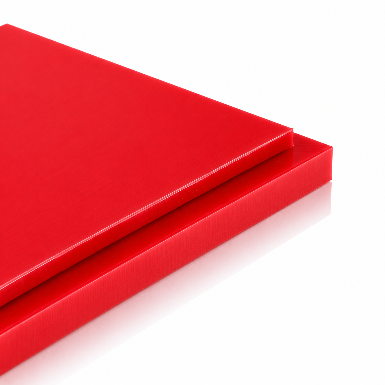 Delrin Acetal POM RED Sheet Rod