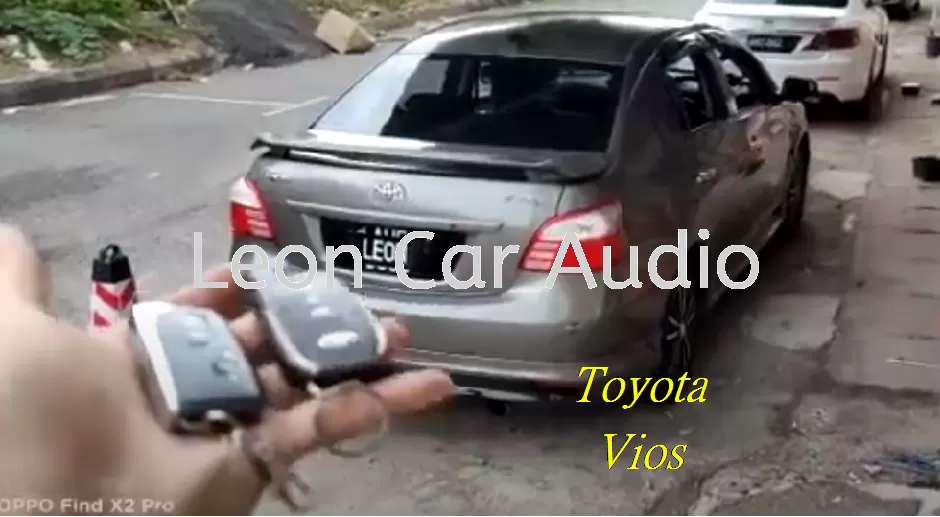 toyota vios PKE fully Keyless intelligent smart alarm system with Push start button and engine auto start