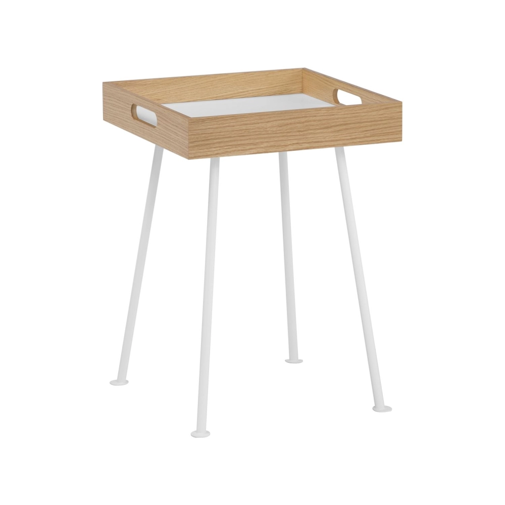 Gable Side Table - White